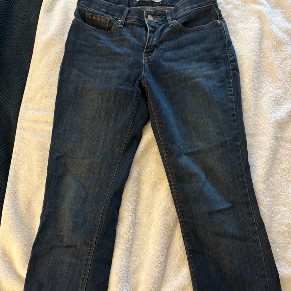 Levi's Dark Blue Straight Leg Jeans